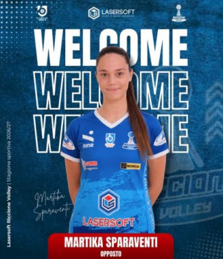 La riccionese Martika Sparaventi sale in Serie B1 con la Lasersoft Riccione Volley