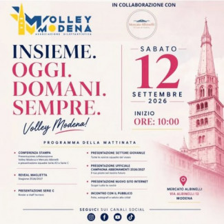 Volley Modena si presenta alla citt�