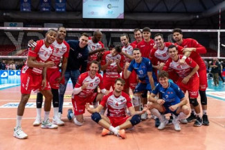 Gas Sales Bluenergy Volley Piacenza &#8211; Cisterna Volley 3-1