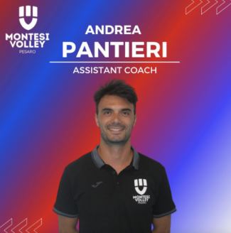 Andrea Pantieri  il nuovo assistant coach della  Montesi Volley Pesaro