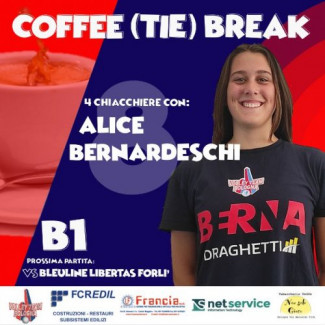 VTB FCRedil Bologna  - Coffee (Tie) Break - 4 Chiacchere con ....Alice  Bernardeschi