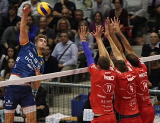 Bunge Ravenna - Wixo LPR Piacenza 2-3 (25-22, 25-13, 16-25, 22-25, 15-17)