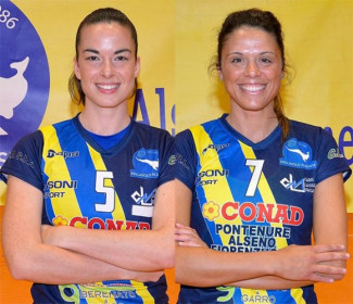 La Pallavolo Alsenese saluta Lorena Amasanti e Caterina Fanzini