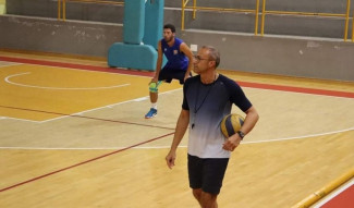 LA NEF Re  Salmone Volley Libertas Osimo  , Il preparatore  Palmieri   - Gia' al lavoro con tutto il roster  -