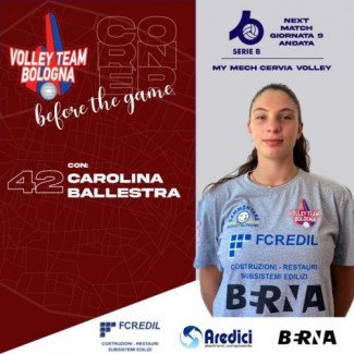 Volley Team Bologna -  Le parole della  centrale  Carolina Ballestra.