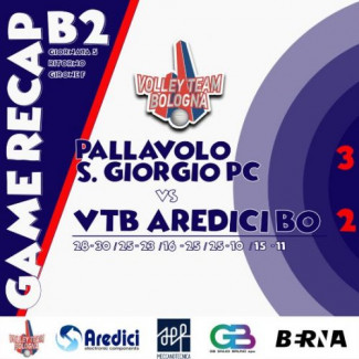 Una grande VTB Aredici Bologna si arrende solo al Tie-Break