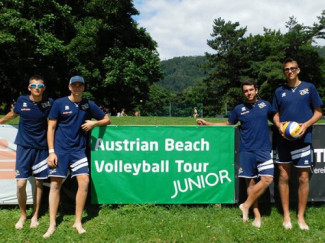 Doppio nono posto per i team under di beach volley di Powerbeach in Austria