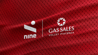 Gas Sales Bluenergy Volley Piacenza   -  Ninesquared nuovo sponsor tecnico della formazione biancorossa.