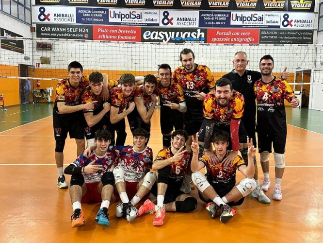Serie C, vittoria nel derby per la Montesi Volley Pesaro: Virtus Fano sconfitta al tie-break
