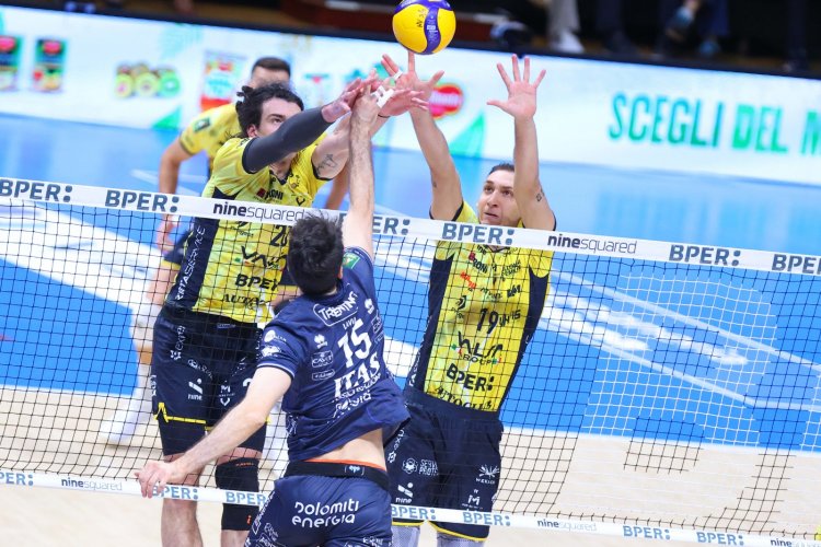 Valsa Group Modena – Itas Trentino 0-3 (21-25, 23-25, 17-25)