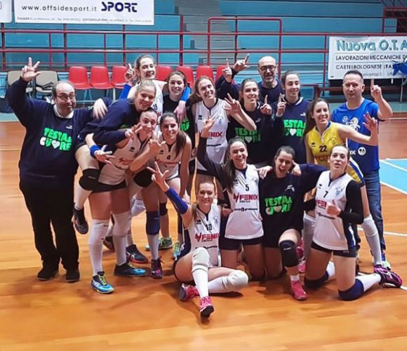 Fenix Faenza &#8211; Banca San Marino 3-0 (25-17 / 25-7 / 25-15)