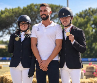 Riccardelli e Amato campioni italiani, allenati da Claudio Belardo