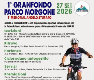 Ruote Solidali Sull'Appennino: Domenica A Scandiano Scatta la 1� Granfondo Parco Morgone