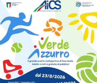 Verdeazzurro 2026, la Riviera Romagnola Capitale Dello Sport Aics