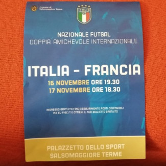 Italia-Francia: doppia sfida a Salsomaggiore Terme