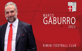 Il Rimini FC rinnova con mister Marco Gaburro