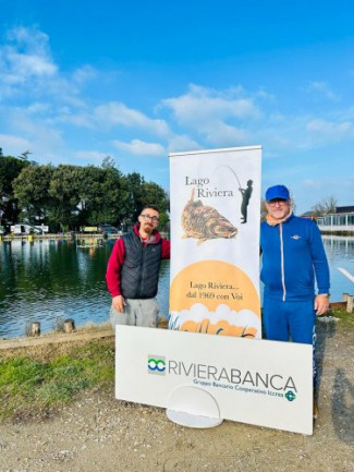Pesca : Maurizio Romagnoli vince il Memorial Salvatore Berardi al Lago Riviera di Viserba