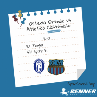 Osteria Grande vs Atl. Castenaso 2-0
