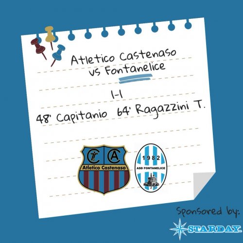 Atletico Castenaso-Fontanelice 1-1